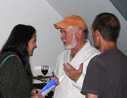 Author Allan Gurganus at the Hillsborough Literary Association's Short Film Festival, Hillsborough, N.C., May 29, 2008. Image from Flickr user Visit Hillsborough.