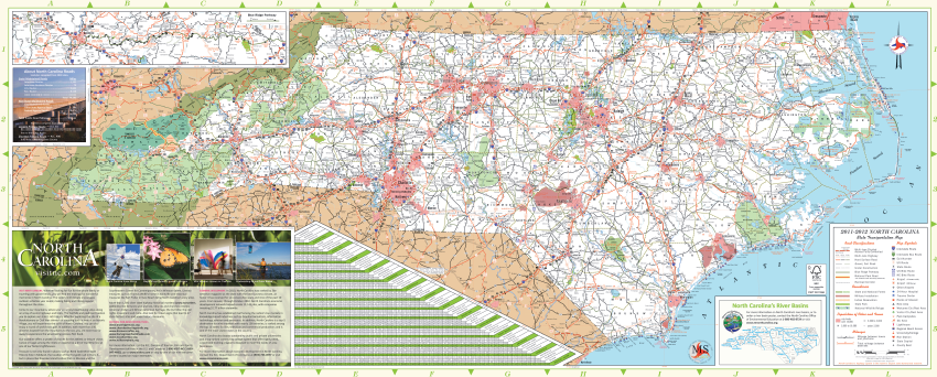 NC Highway System map