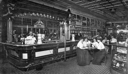 E. B. Marston's Drugstore in Kinston, ca. 1915. North Carolina Collection, University of North Carolina at Chapel Hill Library.