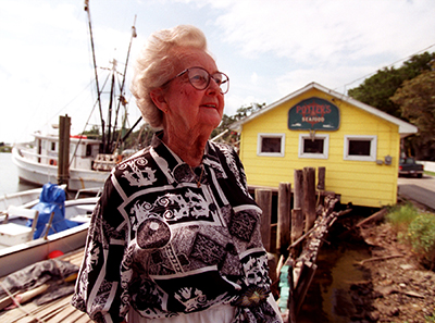 Leila Pigott. Photo by Chris Seward, 1999. To request permission for further use or to purchase a print, please contact the News & Observer.