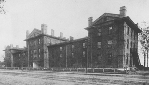 Steward's Hall, home of the North Carolina Military Institute. Image courtesy of Charlotte-Mecklenburg Historic Landmarks Commission.