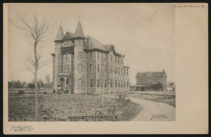 Postcard of the Independent Order of Odd Fellows Orphan Home in Goldsboro, N.C. "Publ. for C.F. Griffin, Goldsboro, by the Albertype Co., Brooklyn, N.Y."  Image courtesy of ECU Libraries. 