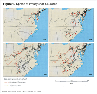 Spread of Presbyterian Churches